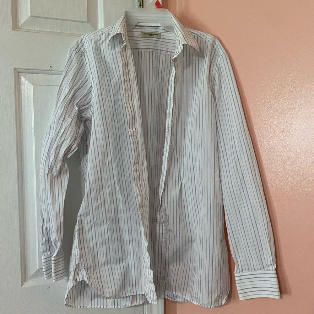 Burberry Button Down Long Sleeve Size 16